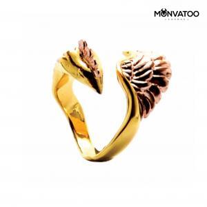 Ignited Silver Phoenix Ring
