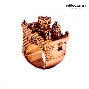 Rose Gold Castle Ring