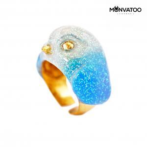 Sapphire Robin Ring