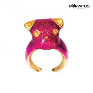 Ruby Pug Ring