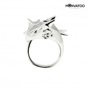 Silver Dragon Ring