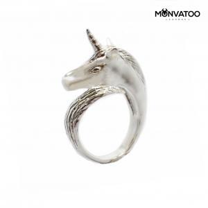 Silver Unicorn Ring