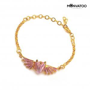 Gold Topaz Dragon Bracelet