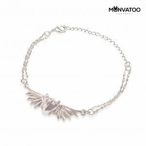 Rhodium Dragon Bracelet