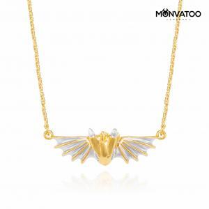 Gold Warrior Dragon Necklace