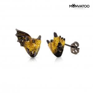 Starlight Dragon Stud Earrings