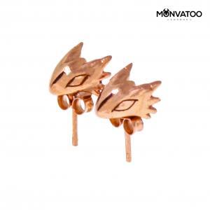 Rose Gold Vermeil Dragon Stud Earrings