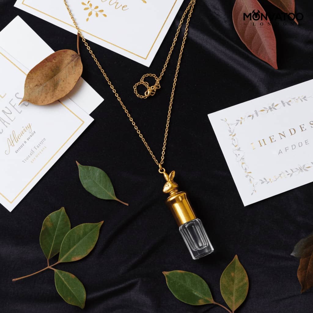 Moon-inspired perfume design for elegant scent lovers