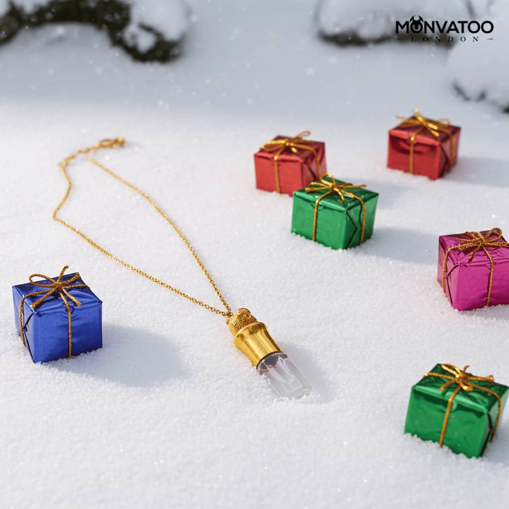 Fine perfume pendant inspired by northern warmth and strength