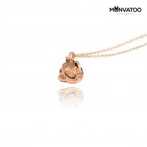 Rose Gold Fox Necklace