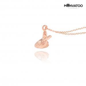 Rose Gold Rabbit Necklace