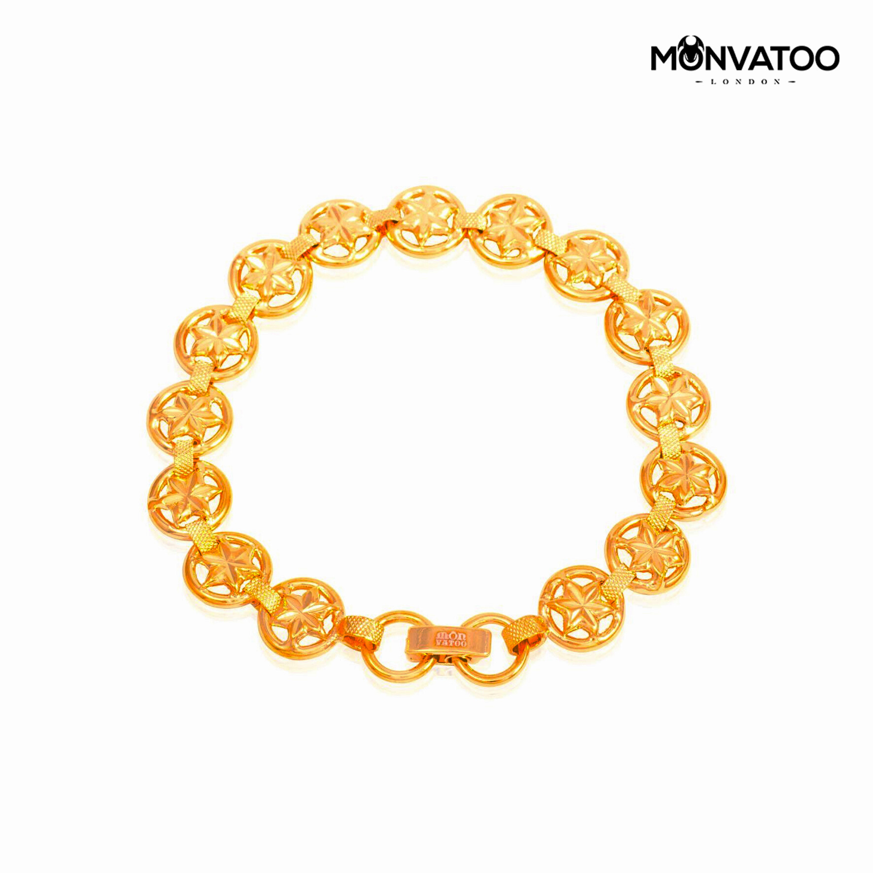 Golden Constellar Bracelet by MONVATOO London - Stardust Constellation Bracelet