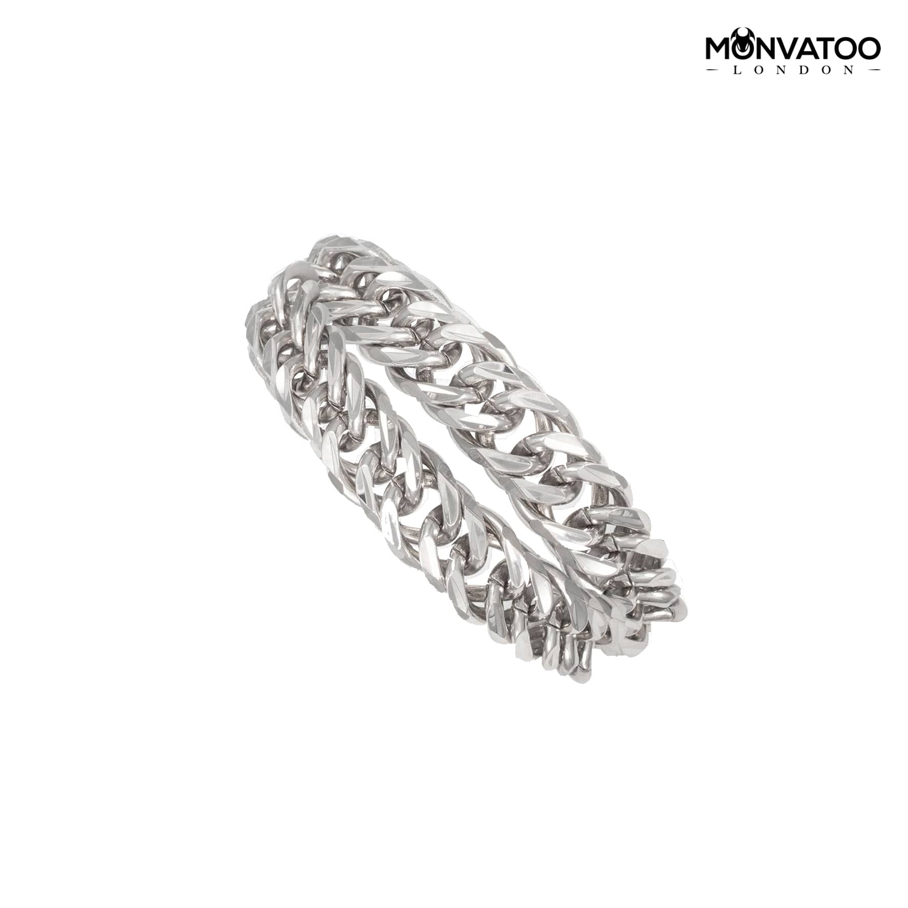 Rhodium Scorpio Link Bracelet