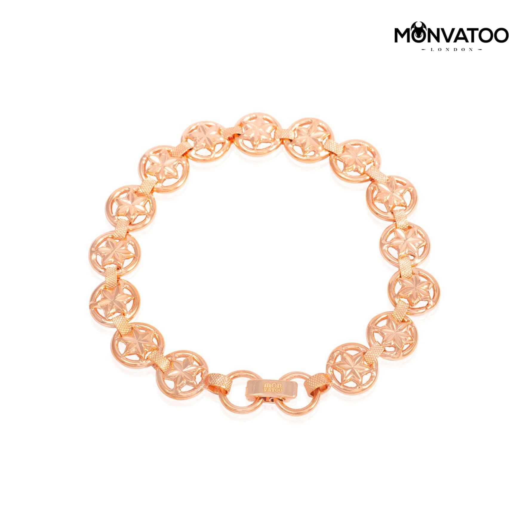 Pink Gold Constellar Bracelet by MONVATOO London - Stardust Constellation Bracelet